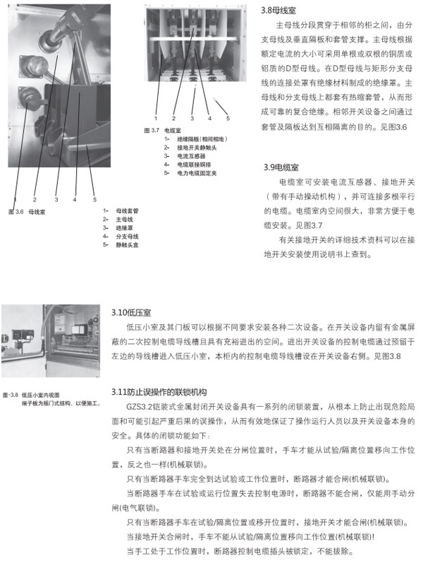 GZS3.2鎧裝式金屬封閉開關(guān)設(shè)備參數(shù)